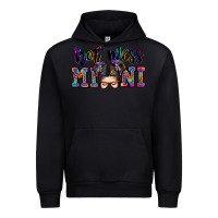 Black mess mini messy bun Urban Hoodie - Zillion Design Studio