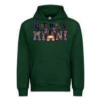 Foreset Green mess mini messy bun Urban Hoodie - Zillion Design Studio