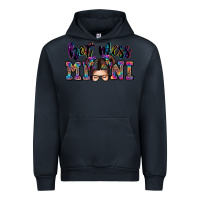Navy mess mini messy bun Urban Hoodie - Zillion Design Studio