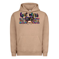 Pigment Burro mess mini messy bun Urban Hoodie - Zillion Design Studio