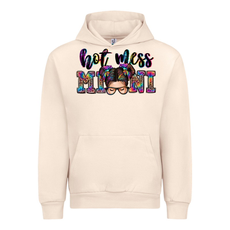 Mess Mini Messy Bun Urban Hoodie by Zillion Design Studio | Teevron
