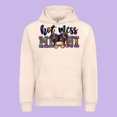 Mess Mini Messy Bun Urban Hoodie Designed By Zillion Design Studio