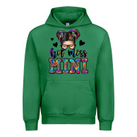 Emerald mess mini messy bun Urban Hoodie - Zillion Design Studio