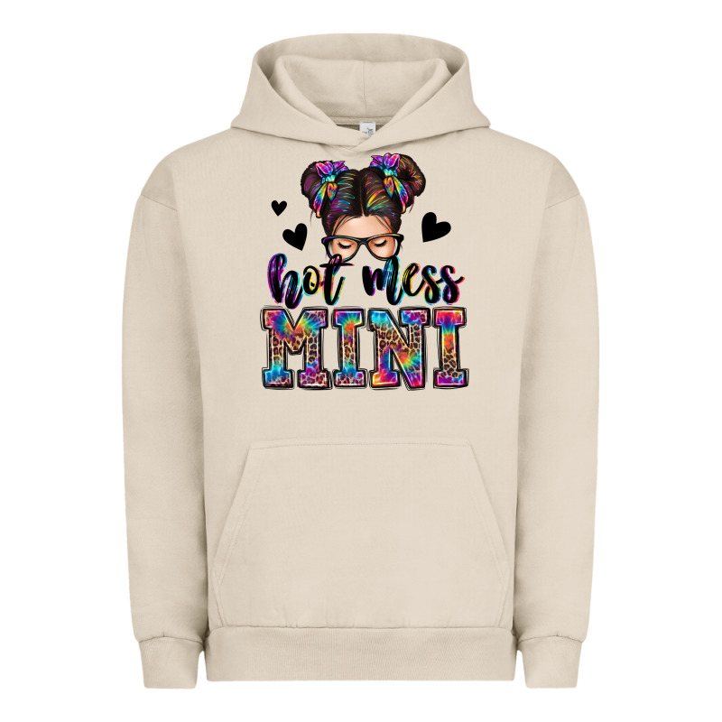 Mess Mini Messy Bun Urban Hoodie by Zillion Design Studio | Teevron