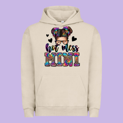 Mess Mini Messy Bun Urban Hoodie Designed By Zillion Design Studio