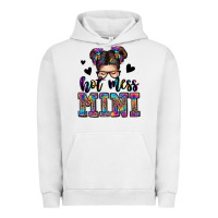 Pigment Lunar Rock mess mini messy bun Urban Hoodie - Zillion Design Studio