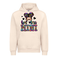 Sandshell mess mini messy bun Urban Hoodie - Zillion Design Studio