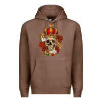 Chestnut Skull King Premium Hoodie - RanaPortraitStore