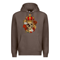 Coffee Skull King Premium Hoodie - RanaPortraitStore