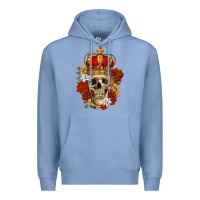 Colony Blue Skull King Premium Hoodie - RanaPortraitStore