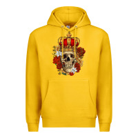 Lemon Skull King Premium Hoodie - RanaPortraitStore