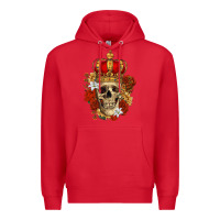Red Skull King Premium Hoodie - RanaPortraitStore