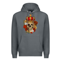 Rock Skull King Premium Hoodie - RanaPortraitStore