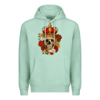 Seafoam Skull King Premium Hoodie - RanaPortraitStore