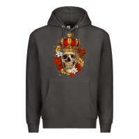 Smoke Skull King Premium Hoodie - RanaPortraitStore