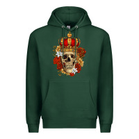 Sports Green Skull King Premium Hoodie - RanaPortraitStore