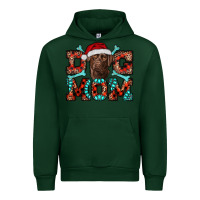 Forest Green Christmas Labrador Dog Mom Urban Hoodie - RanaPortraitStore