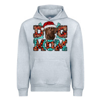 Heather Grey Christmas Labrador Dog Mom Urban Hoodie - RanaPortraitStore