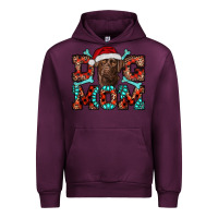 Mauve Wine Christmas Labrador Dog Mom Urban Hoodie - RanaPortraitStore