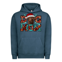 Pigment Midnight Navy Christmas Labrador Dog Mom Urban Hoodie - RanaPortraitStore