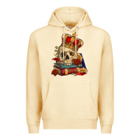 Pina Colada Skull With Crown Premium Hoodie - RanaPortraitStore