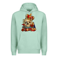 Seafoam Skull With Crown Premium Hoodie - RanaPortraitStore