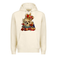Skull With Crown Premium Hoodie | Teevron