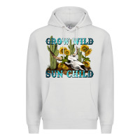 Dove Grey grow wild sun child tbw Premium Hoodie - texasbilliewilder