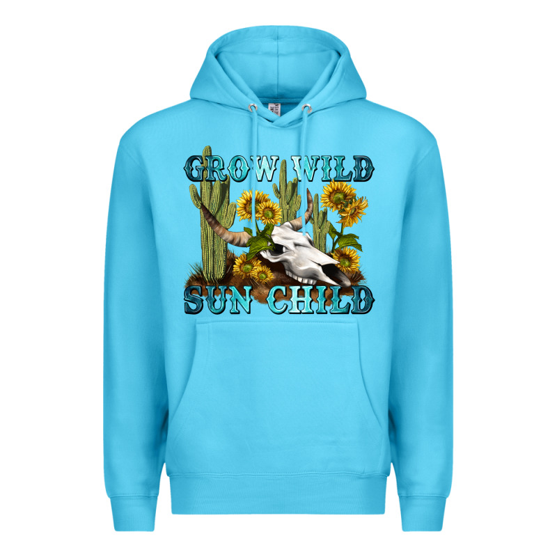 Grow Wild Sun Child Tbw Premium Hoodie by texasbilliewilder | Teevron