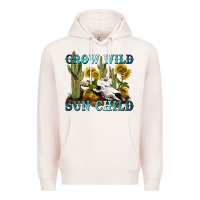 Pale Pink grow wild sun child tbw Premium Hoodie - texasbilliewilder