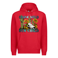 Red grow wild sun child tbw Premium Hoodie - texasbilliewilder