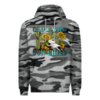 Slate Camo grow wild sun child tbw Premium Hoodie - texasbilliewilder