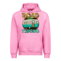 Fuchsia Pink road tripping Urban Hoodie - texasbilliewilder