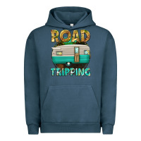 Pigment Midnight Navy road tripping Urban Hoodie - texasbilliewilder