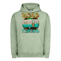 Pigment Oil Green road tripping Urban Hoodie - texasbilliewilder