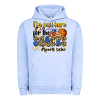 Im Just Here For The Snacks Sports Sister Urban Hoodie | Teevron