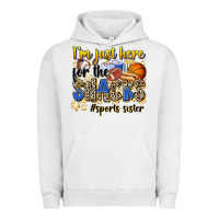 Pigment Lunar Rock im just here for the snacks sports sister Urban Hoodie - Zillion Design Studio