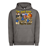 Pigment Tornado im just here for the snacks sports sister Urban Hoodie - Zillion Design Studio