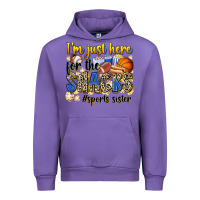 Tulip im just here for the snacks sports sister Urban Hoodie - Zillion Design Studio
