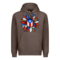 Coffee puerto rico sunflower Premium Hoodie - texasbilliewilder
