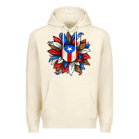 Sandshell puerto rico sunflower Premium Hoodie - texasbilliewilder