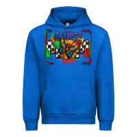 Cobalt autism mom checkered flag Urban Hoodie - Zillion Design Studio