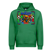 Emerald autism mom checkered flag Urban Hoodie - Zillion Design Studio