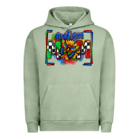Pigment Oil Green autism mom checkered flag Urban Hoodie - Zillion Design Studio