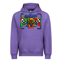 Tulip autism mom checkered flag Urban Hoodie - Zillion Design Studio