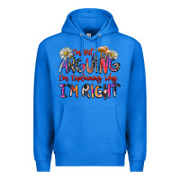 True Royal i'm not arguing i'm explaining why i'm right Premium Hoodie - Zillion Design Studio