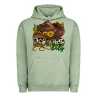 Pigment Oil Green rodeo baby western Urban Hoodie - texasbilliewilder