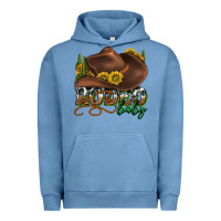 Pigment Pebble Blue rodeo baby western Urban Hoodie - texasbilliewilder