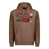 Chestnut i run on sarcasm and wine Premium Hoodie - Zillion Design Studio