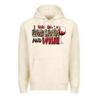 Tofu i run on sarcasm and wine Premium Hoodie - Zillion Design Studio